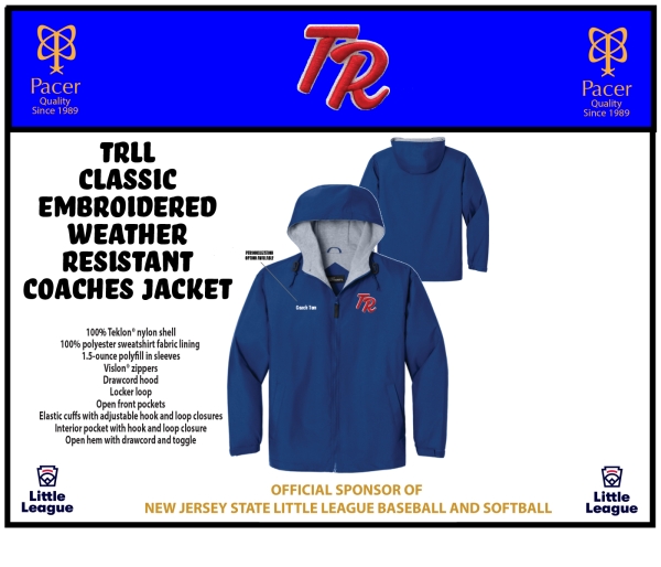 TRLL EMBROIDERED INSULATED COACHES JACKET by PACER