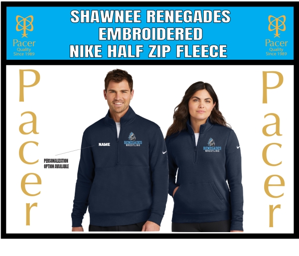 RENEGADES EMBROIDERED HALF ZIP CLUB FLEECE by NIKE