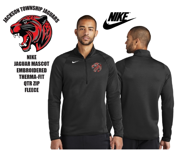 JTHS EMBROIDERED NIKE QTR ZIP FLEECE by PACER