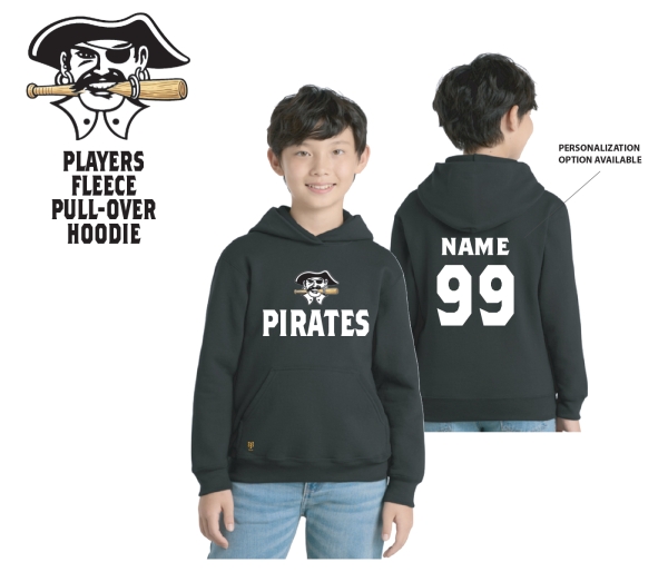 PIRATES PLAYER FLEECE HOODIE by PACER
