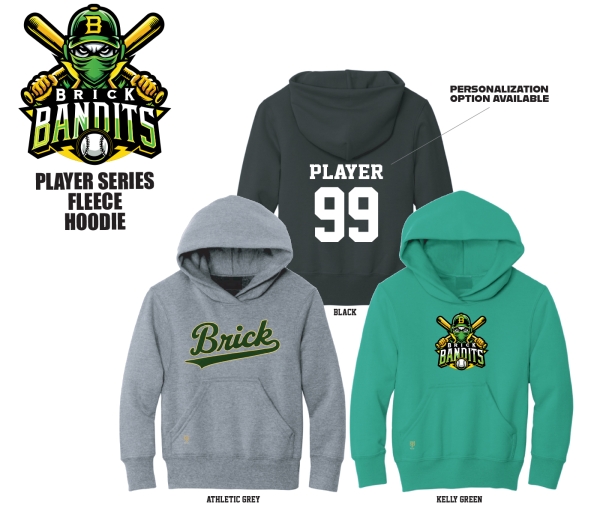 BANDITS OFFICIAL PLAYER FLEECE HOODIE COLLECTION by PACER