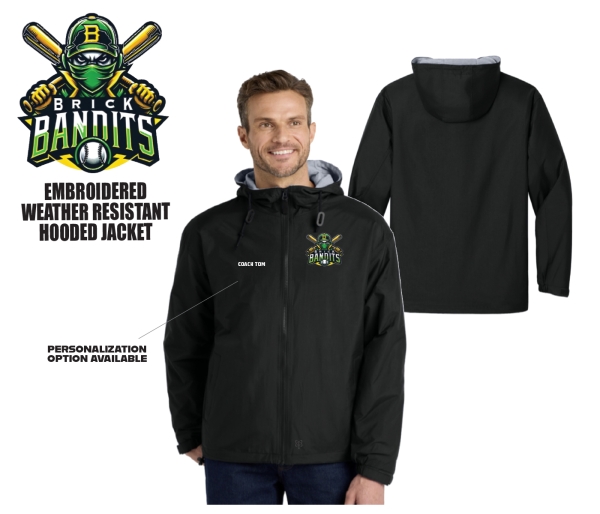 BANDITS EMBROIDERED INSULATED COACHES HOODED JACKET by PACER
