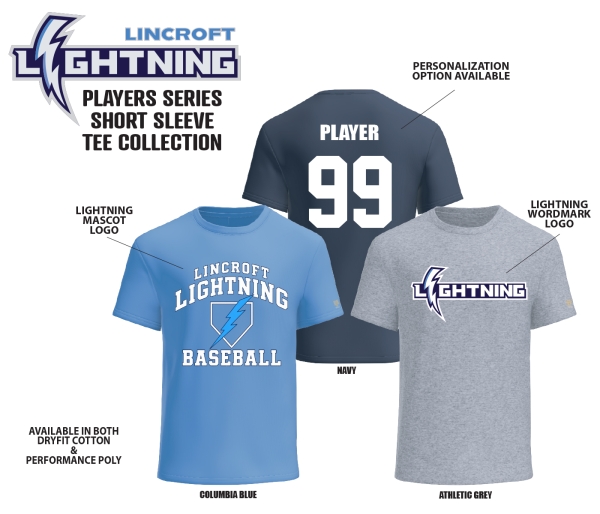 LINCROFT PLAYERS SERIES SHORT SLEEVE TEE COLLECTION by PACER