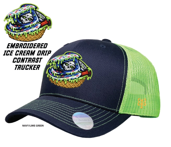 REAPERS EMBROIDERED ICE CREAM DRIP TRUCKER CAP by PACER