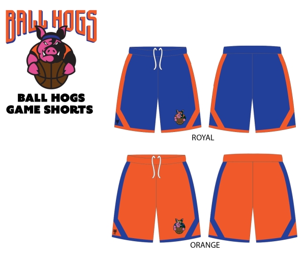 BALL HOGS SUBLIMATED GAME SHORTS by PACER