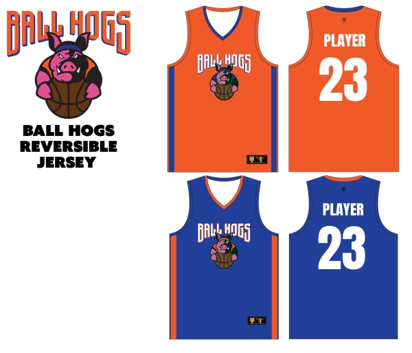 BALL HOGS SUBLIMATED REVERSIBLE GAME JERSEY by PACER