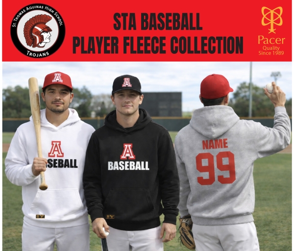 STA BASEBALL OFFICIAL PLAYER FLEECE HOODIE COLLECTION by PACER