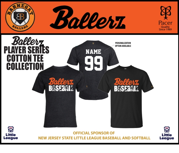 BALLERZ PLAYERS SERIES COTTON TEE COLLECTION by PACER