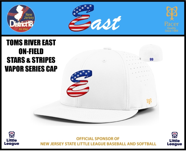 TRELL OFFICIAL ON-FIELD STARS & STRIPES ALL-STAR VAPOR SERIES FITTED CAP by Pacer
