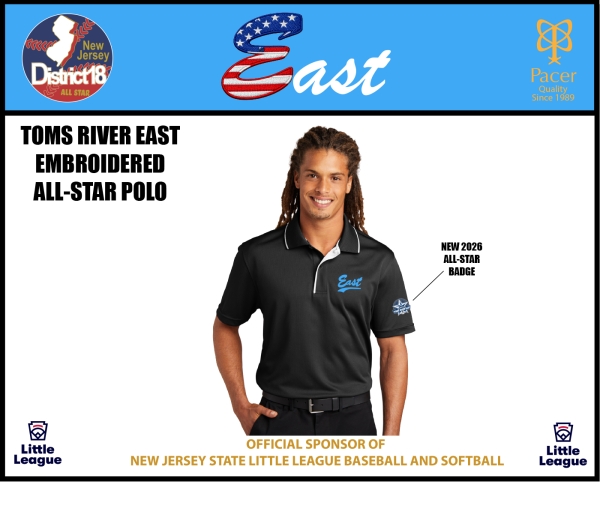 TRELL EMBROIDERED ALL-STAR POLO by PACER