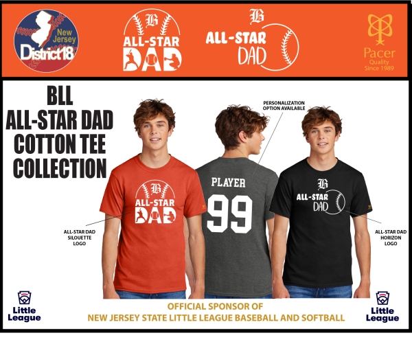 BLL OFFICIAL ALL-STAR DAD COTTON TEE COLLECTION by PACER