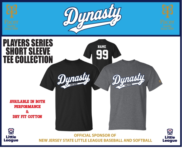 DYNASTY SHORT SLEEVE PLAYERS TEE COLLECTION by PACER