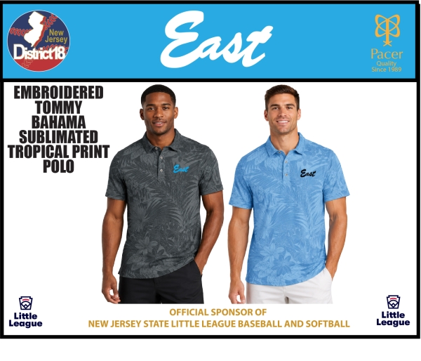 TRELL EMBROIDERED TOMMY BAHAMA SUBLIMATED POLO by Pacer