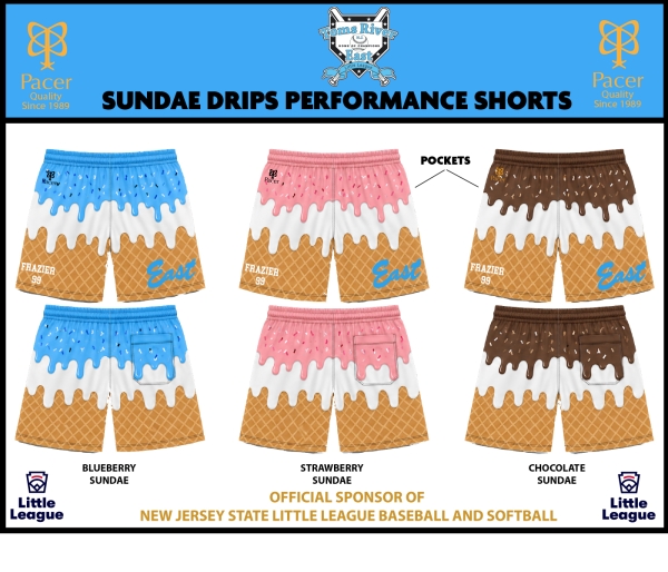 TRELL DRIPS SUNDAE PERFORMANCE SHORTS COLLECTION by PACER
