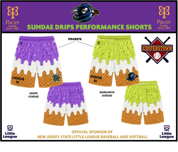 REAPERS DRIPS SUNDAE PERFORMANCE SHORTS COLLECTION by PACER