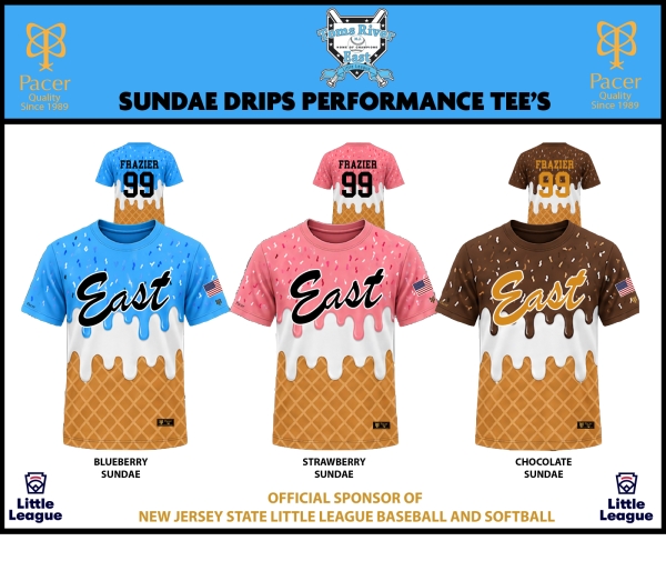 TRELL SUNDAE DRIPS PERFORMANCE TEE COLLECTION by PACER