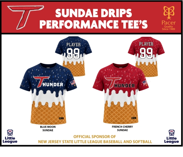THUNDER SUNDAE DRIPS PERFORMANCE TEE COLLECTION by PACER