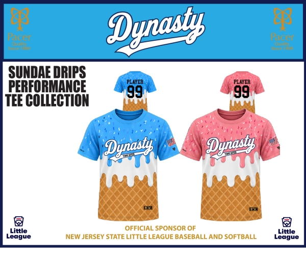 DYNASTY SUNDAE DRIPS PERFORMANCE TEE COLLECTION by PACER