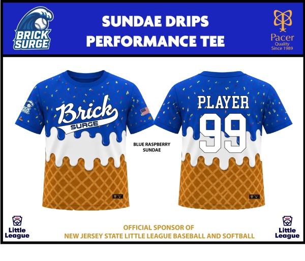 SURGE SUNDAE DRIPS PERFORMANCE TEE COLLECTION by PACER