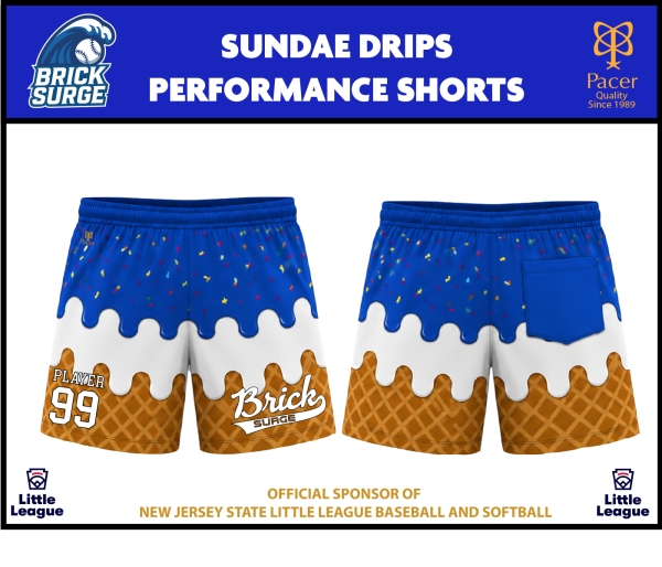 SURGE DRIPS SUNDAE PERFORMANCE SHORTS by PACER