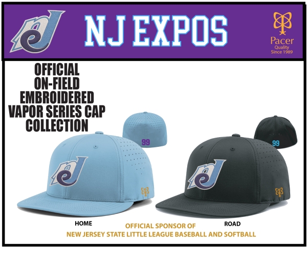 EXPOS OFFICIAL ON-FIELD FITTED VAPOR SERIES CAP COLLECTION by Pacer
