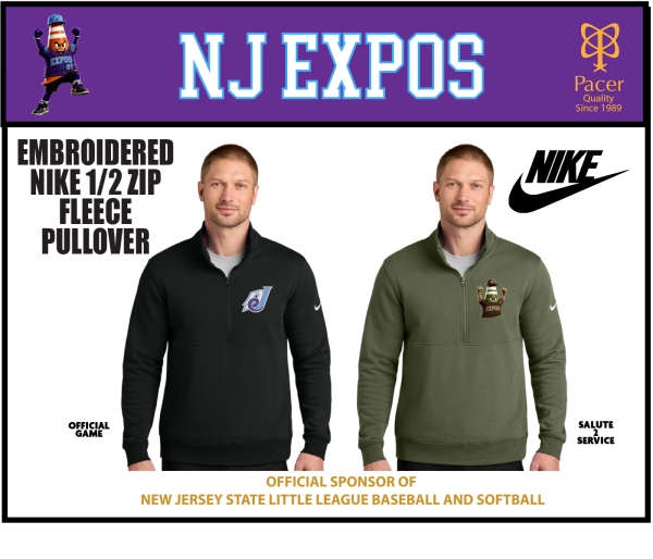 EXPOS EMBROIDERED HALF ZIP CLUB FLEECE by NIKE