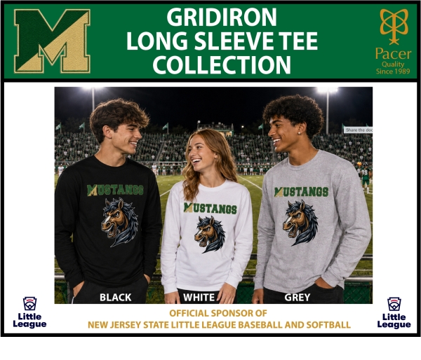 BMHS GRIDIRON LONG SLEEVE TEE COLLECTION by PACER