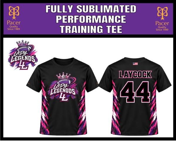 LEGENDS FULLY SUBLIMATED PERFORMANCE SHORT SLEEVE TRAINING TEE by PACER