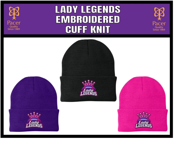 LEGENDS EMBROIDERED CUFF KNIT by PACER