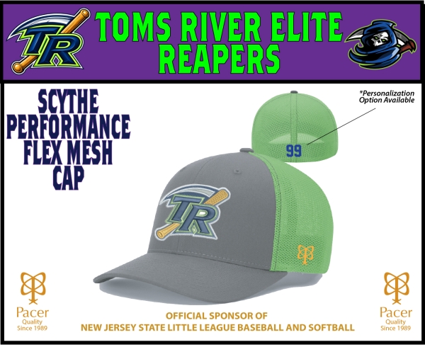 TR ELITE EMBROIDERED FLEX MESH SCYTHE CAP by Pacer