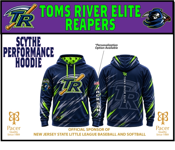 ELITE SYTHE SUBLIMATED PERFORMANCE FLEECE HOODIE by PACER