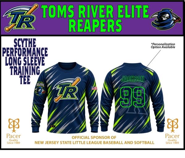 ELITE SCYTHE FULLY SUBLIMATED LONG SLEEVE TRAINING TEE by PACER