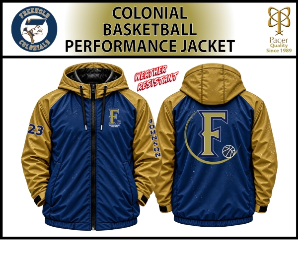 COLONIALS WEATHER RESISTANT PERFORMANCE HOODED JACKET by PACER