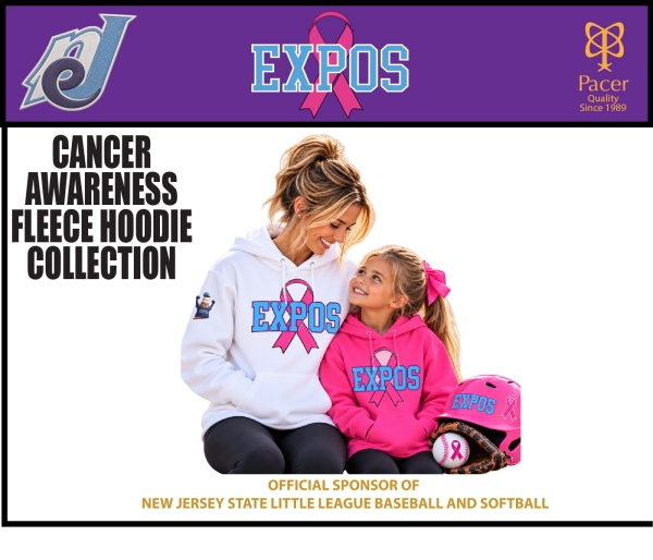 EXPOS CANCER AWARENESS FLEECE HOODIE by PACER