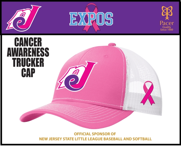 EXPOS CANCER AWARENESS TRUCKER CAP by PACER