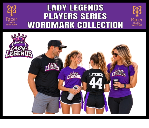 LEGENDS WORDMARK SHORT SLEEVE TEE COLLECTION by PACER