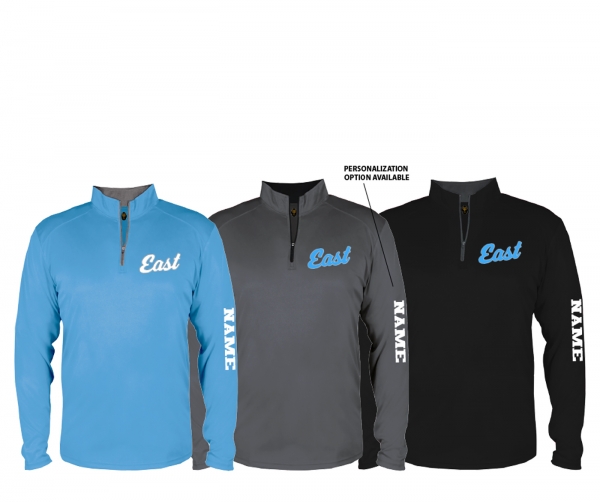 TRELL 1/4 ZIP LONG SLEEVE PERFORMANCE CAGE JERSEY  by PACER